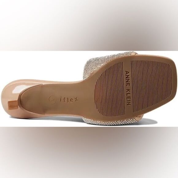 Anne Klein NIB Layda Crystal Slide Sandals Size 8 - Picture 3 of 9